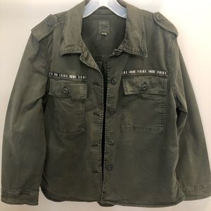 GAP L Green Military style jacket